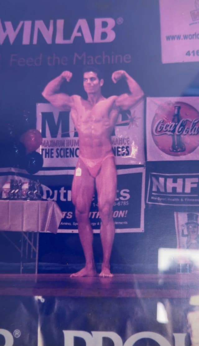 Alex Savva at 20, first competition